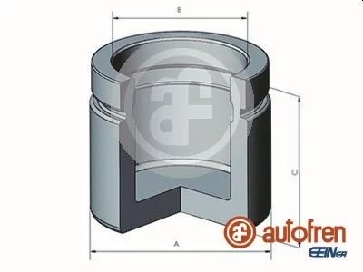 STŪMOKLIUKAS SUPORTAI STABDŽIŲ PRIEK. (57MM 54MM) AUDI A4 ALLROAD B8, A4 B8, 