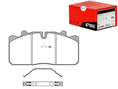 КОЛОДКИ ТОРМОЗНЫЕ REMSA 1906467 81508205011 8150820