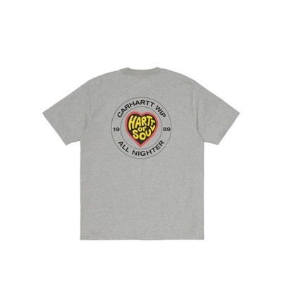 Carhartt WIP Hartt Of Soul T-shirt Szara Koszulka Męska S