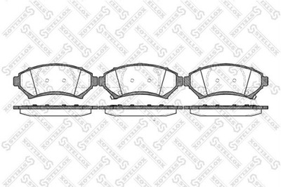 КОЛОДКИ ТОРМОЗНЫЕ PONTIAC TRANS SPORT 89-97 ПЕРЕД