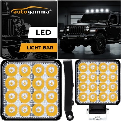 HALÓGENO FARO EN FUNCIONAMIENTO HALÓGENO ANTINIEBLA MINI FT-16 DIODO LUMINOSO LED BAR  