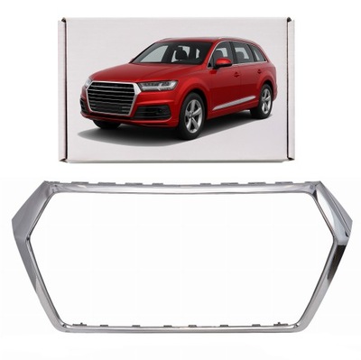 Audi q7 sq7 15-20 przed faceliftingiem хромована рамка решітка 4m0853651f фото №1