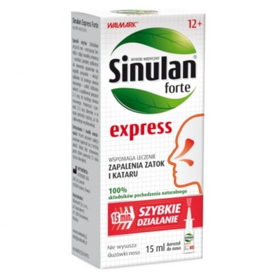 Sinulan Express Forte Aerozol do nosa, 15 ml