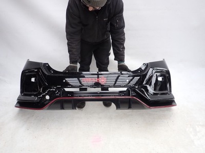 Honda civic x 10 hb type-r 15-21 бампер задняя задний pdc фото №1