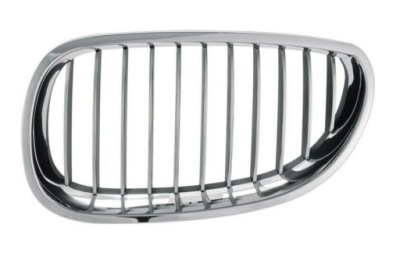 Решётка радиатора решётка радиатора решётка радиатора bmw 5 e60 e61 05-10 хром левая фото №1