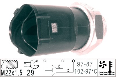 ERA SENSOR CONMUTADOR TERM. VENTILADOR ERA 330230 ERA  