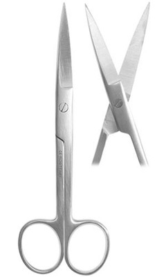 Nożyczki chirurgiczne proste ostro-ostre 14 cm