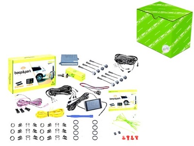 КОМПЛЕКТ ДАТЧИКОВ ПАРКОВКИ 632202 ПЕРЕД ЗАД 8 ШТ. СИГНАЛ ЗВУКОВОЙ