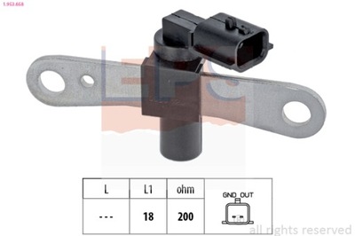 SENSOR POSICIÓN DE EJE KORB. DACIA LOGAN 06-/RENAU  