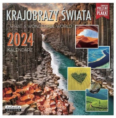 Kalendarz 2024 Classic - KRAJOBRAZY ŚWIATA