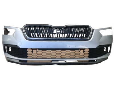 Бампер перед передний решётка радиатора skoda kamiq 2019- фото №1