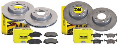 DISCOS ZAPATAS P+T TEXTAR PEUGEOT 308 II 266MM  