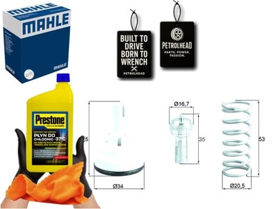 Термостат жидкость охлаждающей vw golf plus v golf v pol #petrolhead pro+ kit5 фото №1