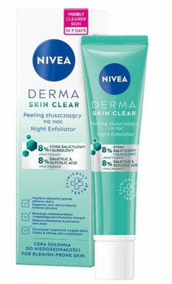 Nivea Derma Skin Clear Peeling na noc 40ml