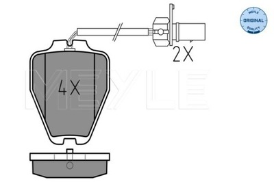 ZAPATAS HAM. VW P. A6 (8SZT) Z SENSOR  