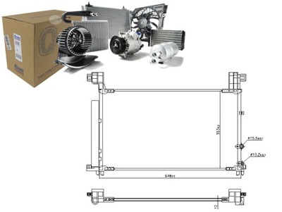 CONDENSADOR DE ACONDICIONADOR LEXUS IS 3 2.0 08.15- NISSENS  