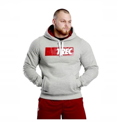 TREC WEAR BLUZA HOODIE 044 MELANGE BAWEŁNA KAPTUR