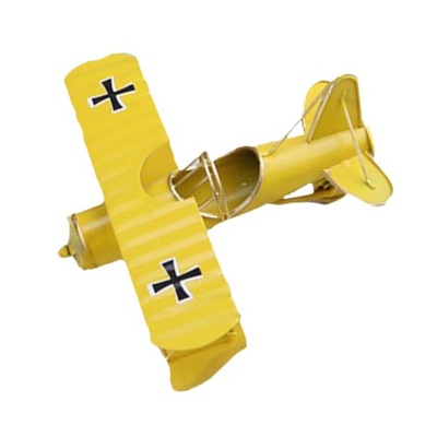 Diecast Samolot Symulacja Wojskowy Samolot Żółty