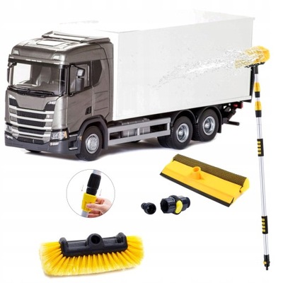SZCZOTKA I ŚCIĄGACZKA TELESKOPOWA DO MYCIA SAMOCHODU NACZEPY AUTUBUSU 3M