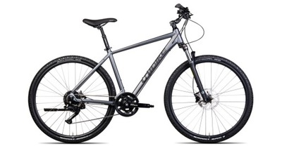 Rower crossowy Unibike CROSSFIRE rama 21 cali koło 28 " grafitowy