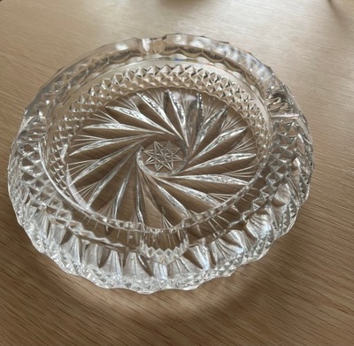 Popielnica kryształowa PRL