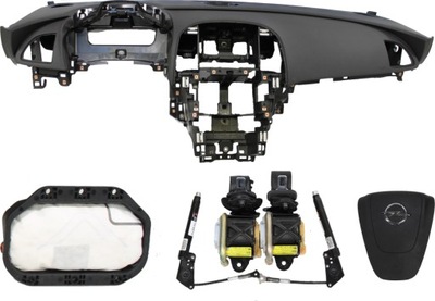 Панель приладів консоль подушка безпеки ремені opel astra j фото №1