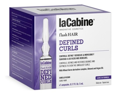 La Cabine Defined curls Ampułki do włosów 7x 5 ml