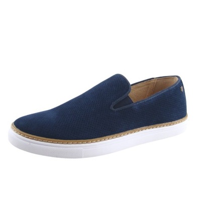 Trampki tenisówki męskie GOE 4007 skóra slip on 41