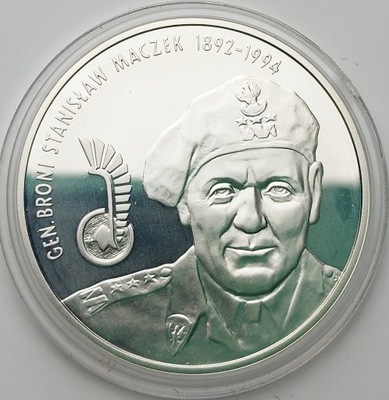 10 złotych - Generał Broni Stanisław Maczek - 2003