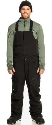 spodnie Quiksilver Utility Bib - KVJ0/True Black