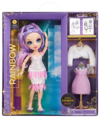 MGA Rainbow High Fashion Lalka Violet Willo 587385