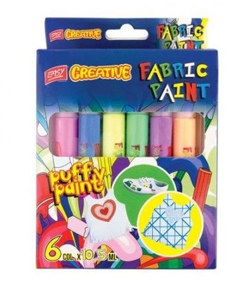 Creative Fabric Paint - Farby do tkanin 6 szt.