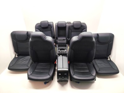 Mercedes gl w166 сидіння заднє сидіння обшивки шкіра комплект 7 осіб фото №1
