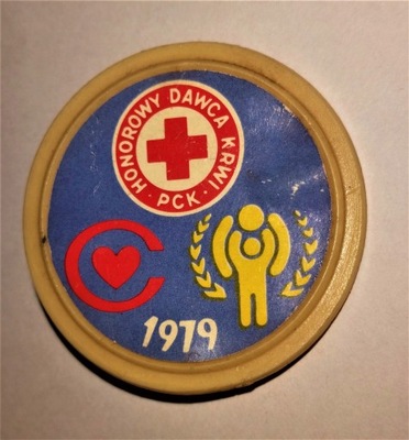 Odznaka - Honorowy Dawca Krwi 1979