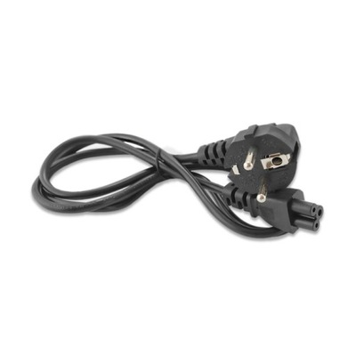 Qoltec Kabel zasilający koniczynka | 3pin | S03/ST