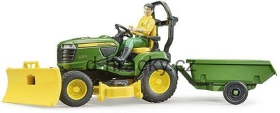 Traktorek John Deere z figurką ogrodnika
