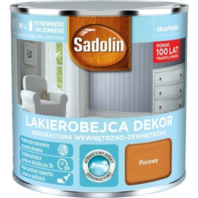 Sadolin Lakierobejca DEKOR Piniowy 0,25L