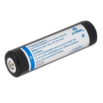 Akumulator 18650 3,7V 2600mAh XTAR (z zabezpieczen