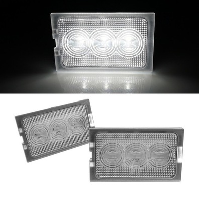 Фонари номерного знака led land rover discovery iii 3 iv 4 фото №1