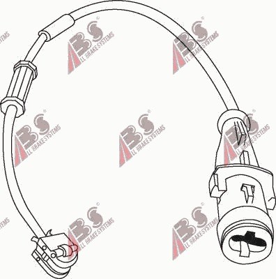 SENSOR KLOCK. HAMULC. OPEL VECTRA C PARTE DELANTERA  