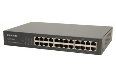 switch przełącznik rozdzielacz LAN TP-Link SF1024D 24x 100Mb Fast Ethernet