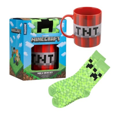 Zestaw minecraft kubek skarpety licencja