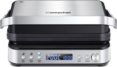 AMZCHEF 2000W 3w1 grill kontaktowy - opiekacz do kanapek - gofrownica