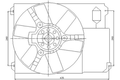 Nissens вентилятор радиатора citroen jumper 2.8 d фото №1
