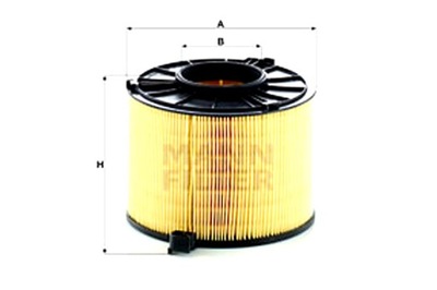 MANN-FILTER ФІЛЬТР ПОВІТРЯ AUDI A4 B9 A5 2.0 2.0CNG 2.0H 05.15-