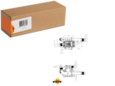 Термостат жидкость охлаждающей volvo c30 s40 ii s60 ii s80 ii v40 v50 фото №1