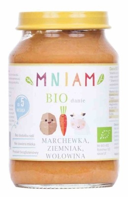 MNIAM DANIE MARCHEWKA ZIEMNIAK WOŁOWINA BIO 190g