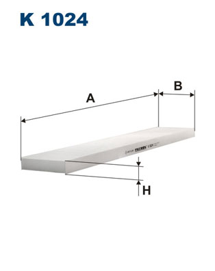 FILTRO DE CABINA FILTRON K1024 CU5480  