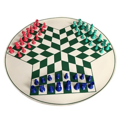 International Chess Checker Game Set Chess Pieces & Chess Board Three