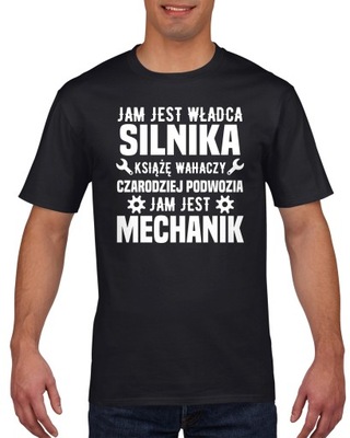 Koszulka męska Jam jest Mechanik L